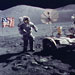 Astronaut on the moon