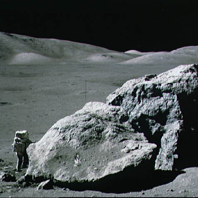 Astronaut on the moon